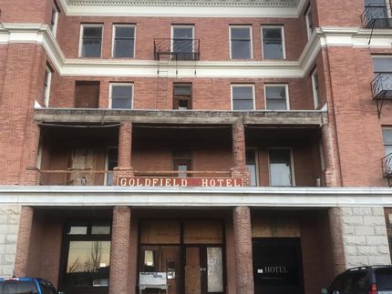 The Goldfield Hotel has been closed since the 50's. It is currently under renovation.